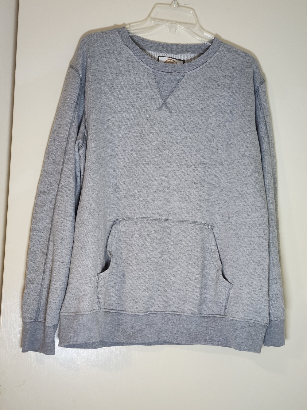 American Exchange‎ Classic Men's Light Gray Crewneck Sweatshirt L